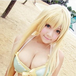 00后奶牛型美女Cosplay大罩杯翘臀系列